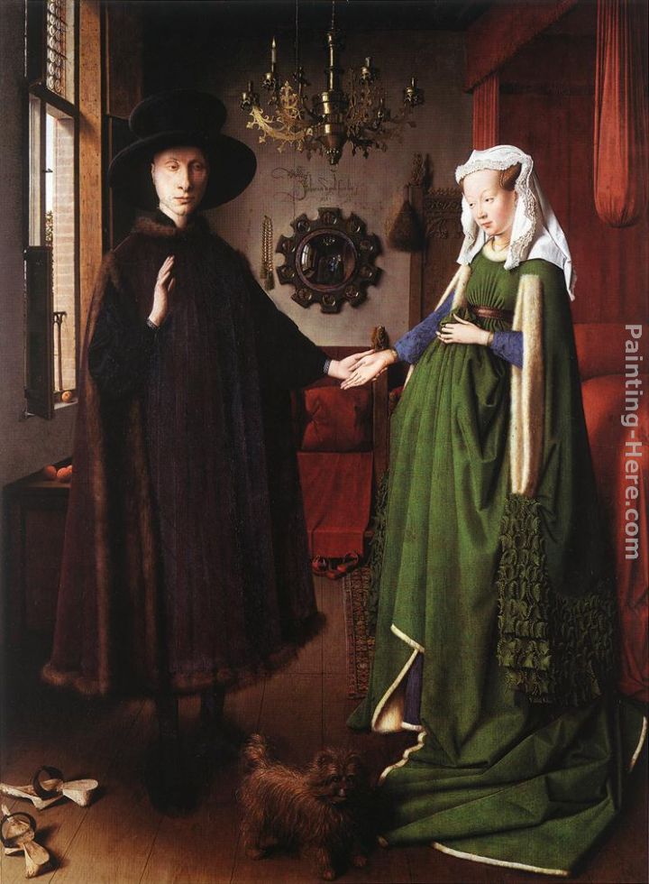 Jan van Eyck Portrait of Giovanni Arnolfini and his Wife